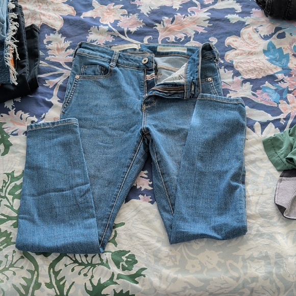 Pilcro Denim - Anthropologie Light Blue Skinny Jeans